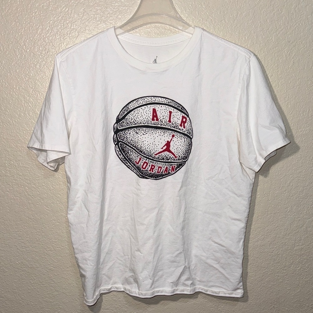 Air Jordan Graphic T Shirt Men’s XL White Jumpman Basketball Tee
